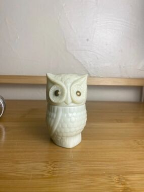Avon Ceramic Owl Cream Little Container